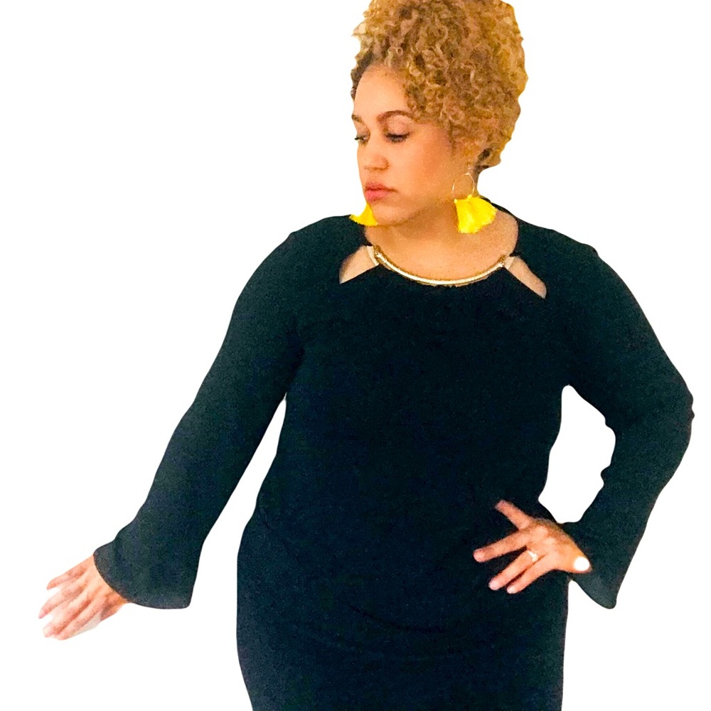 Black long sleeve XL Thalia Sodi blouse